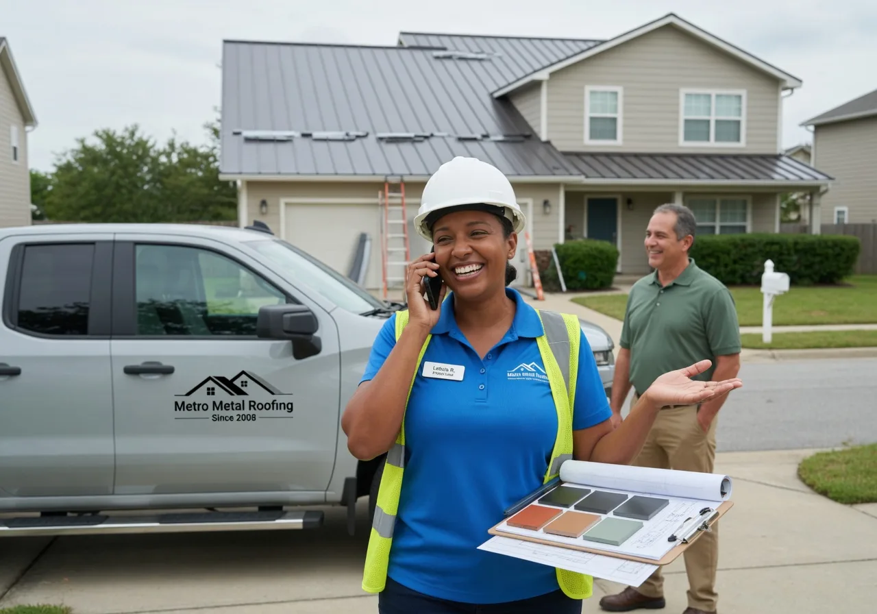 Storm Damage Metal Roof Repair in Woodville, VA